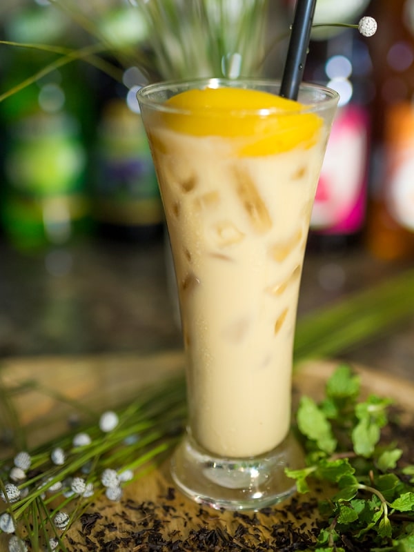 cách làm trà sữa đào túi lọc