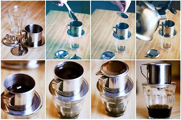 Cách pha cafe phin
