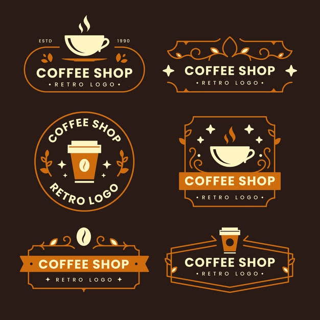 mẫu logo café độc đáo