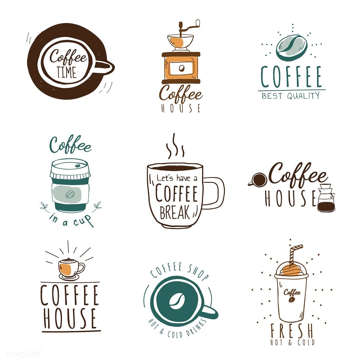 màu sắc của logo ấn tượng cho quán cafe