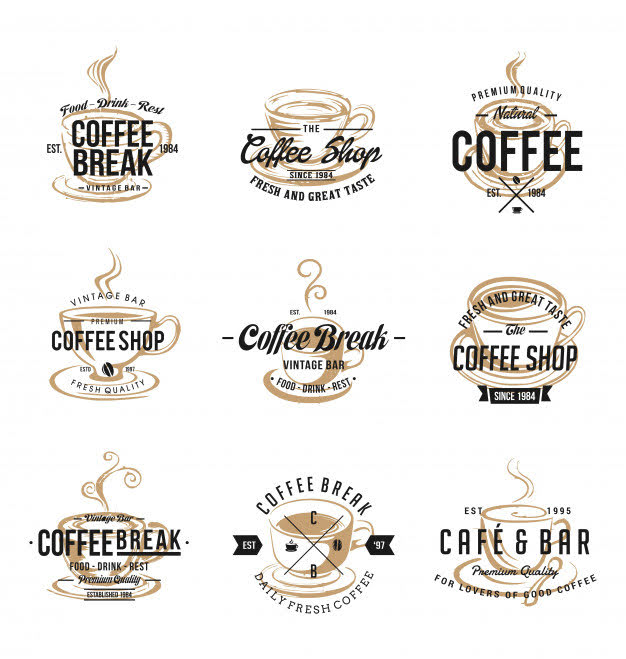 logo thương hiệu cafe độc đáo