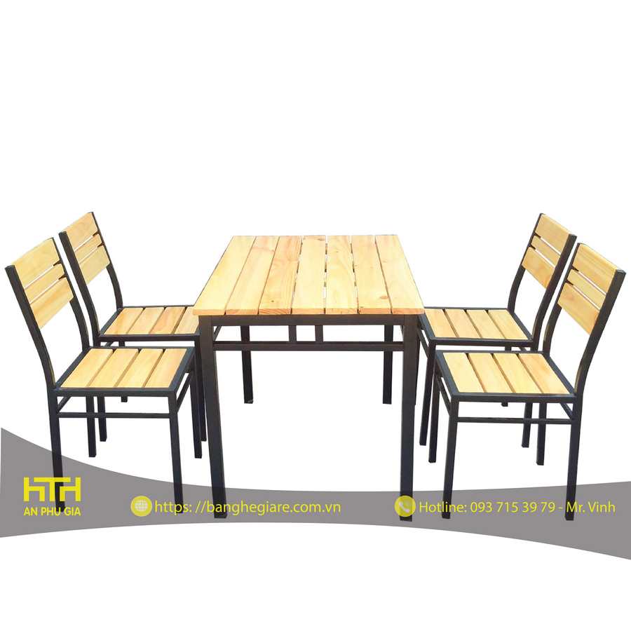Bàn ghế nhà hàng NH001 giá rẻ