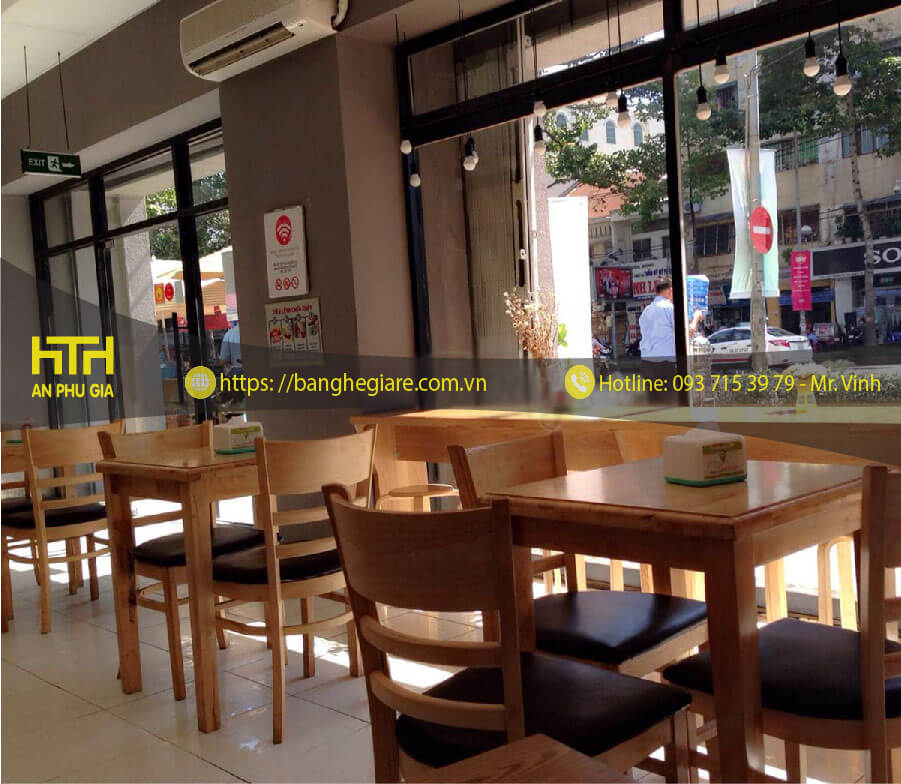 Bàn ghế nhà hàng NH002 giá rẻ