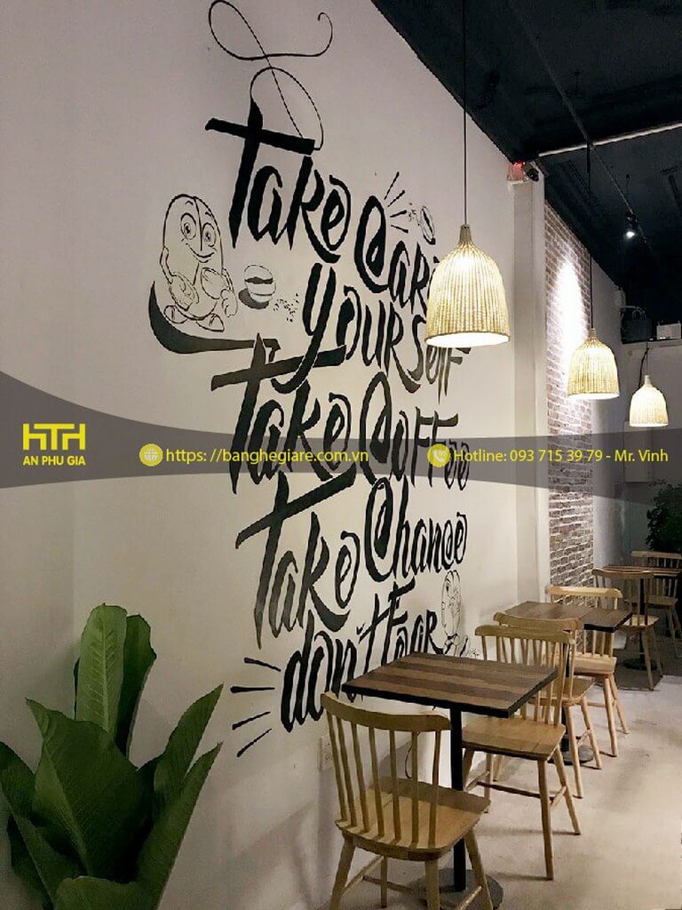 Bàn ghế gỗ cafe CF004 giá rẻ