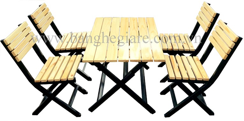 Bàn ghế xếp X001