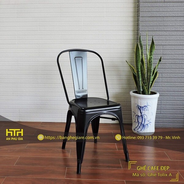 bàn ghế cà phê tolix