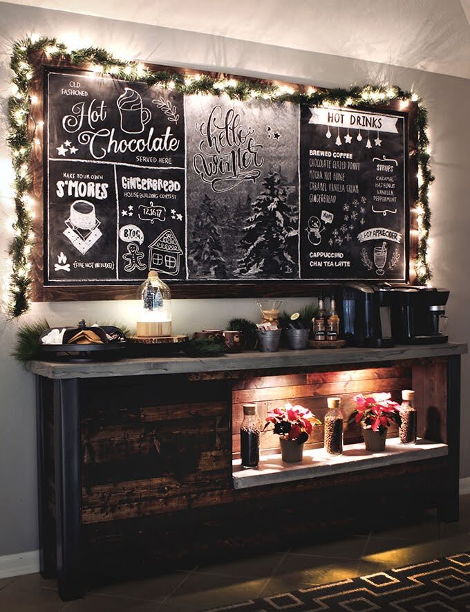 các đồ trang trí đơn giản cho quán cafe