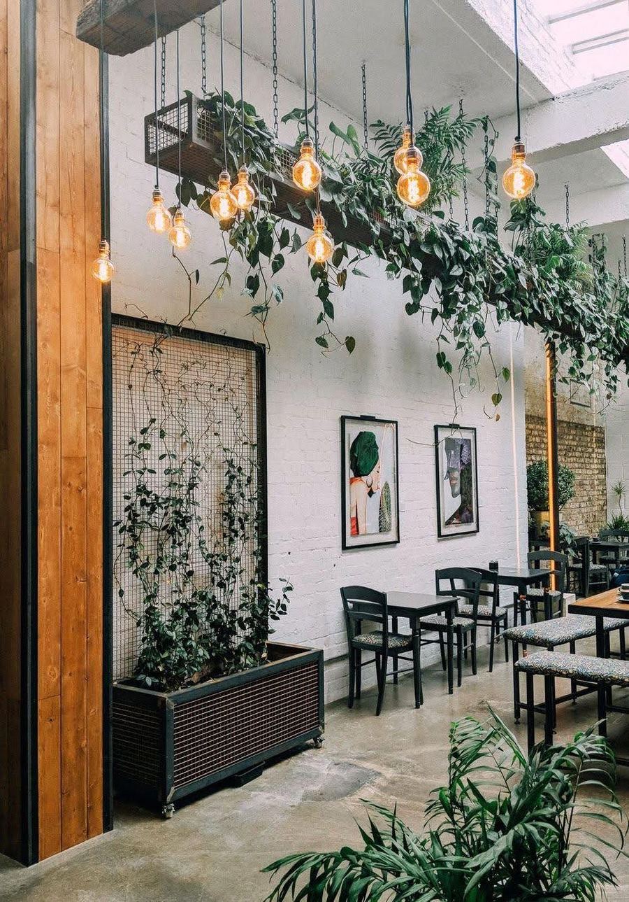 món đồ trang trí quán cafe
