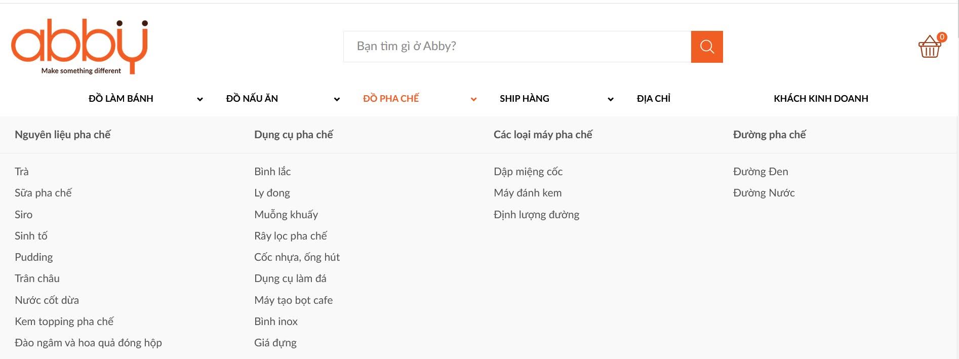 cửa hàng dụng cụ abby chuyên pha chế