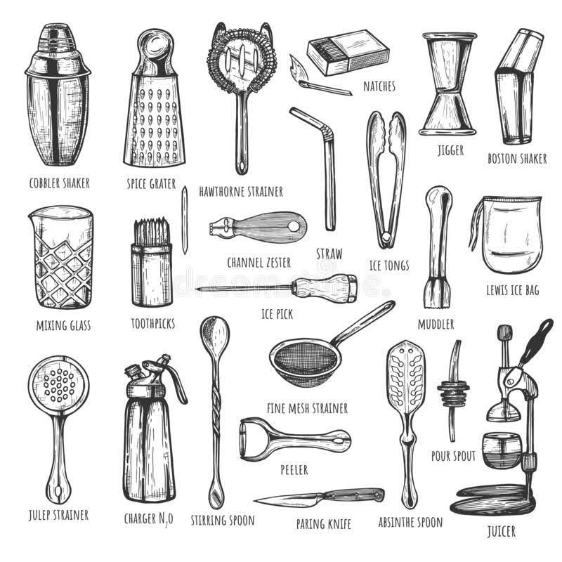 dụng cụ thiết bị pha chế đồ uống