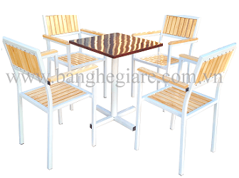 Bàn ghế cafe CF001T