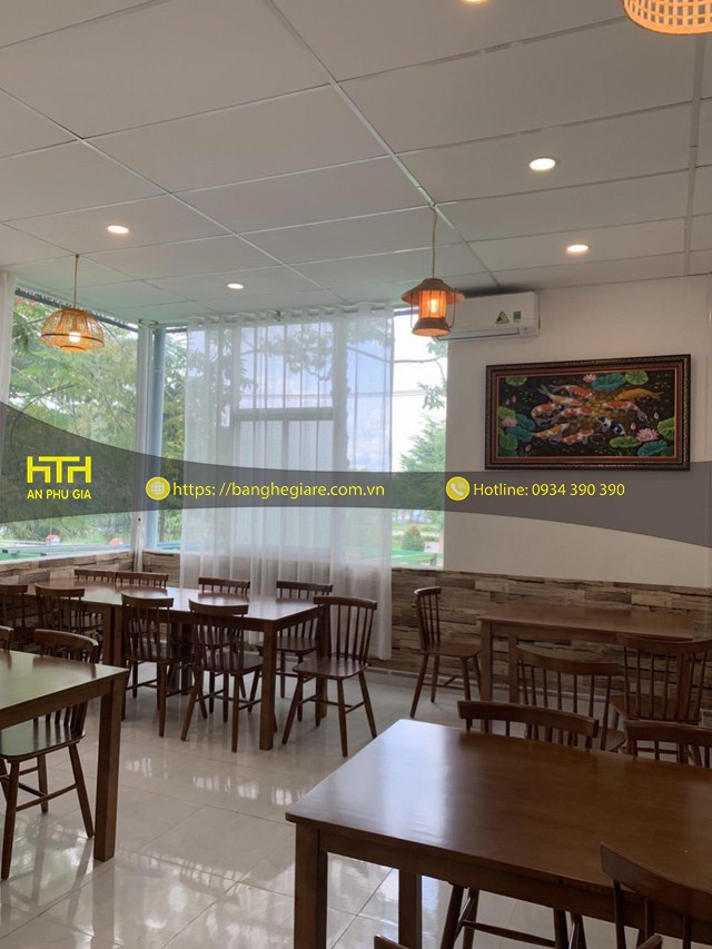 Bàn ghế nhà hàng ấn tượng