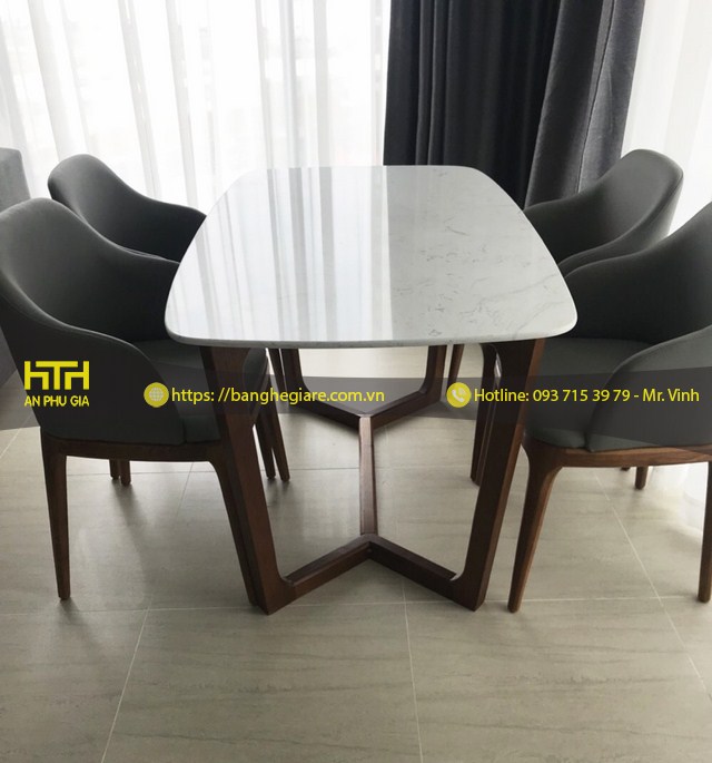 Bộ bàn ghế phòng ăn Grace 2 thiết kế đẹp