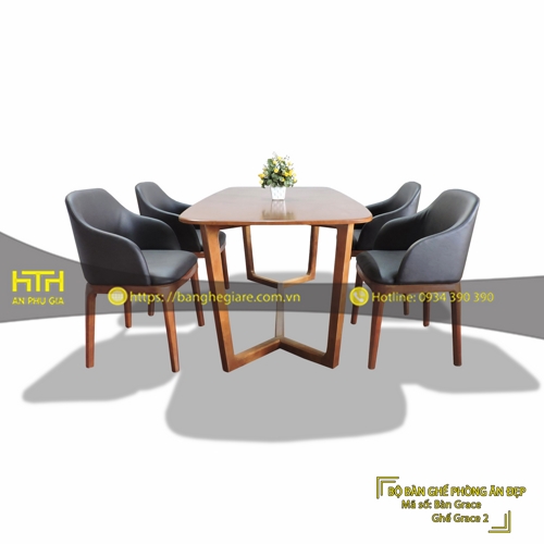 Bàn Ghế Gỗ Phòng Ăn Grace 2 Giá Rẻ - Mã Số: PA GRACE 2