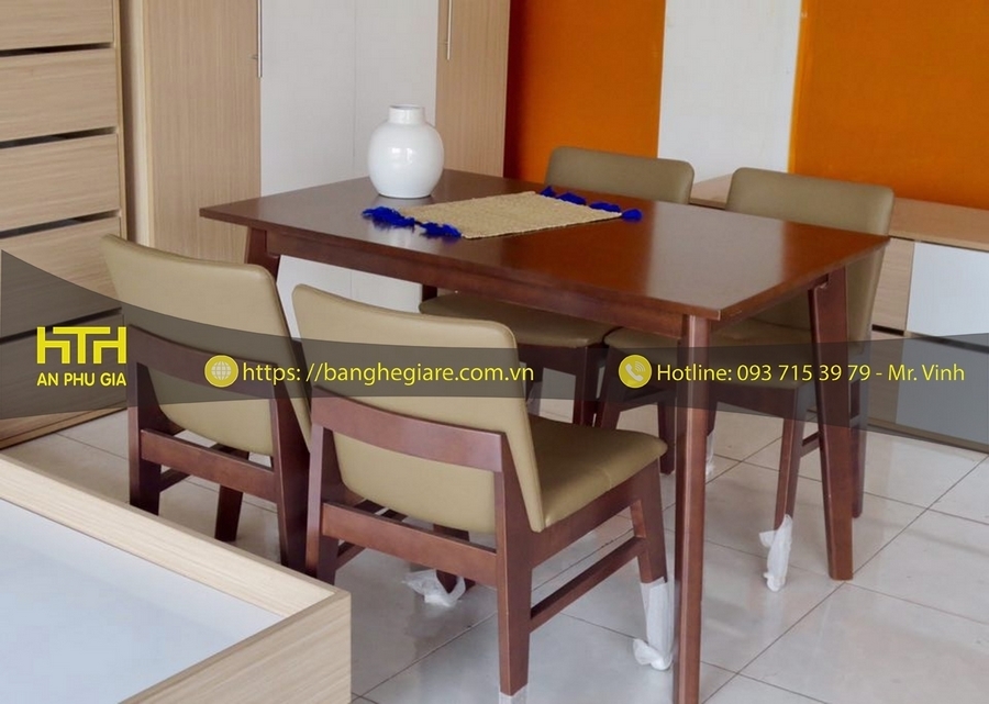 Mách bạn 5 bước lựa chọn mua bàn ghế phòng ăn bằng gỗ