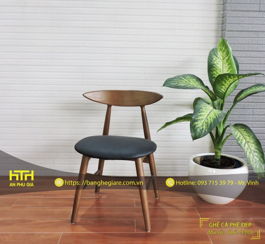 Ghế gỗ cafe đẹp
