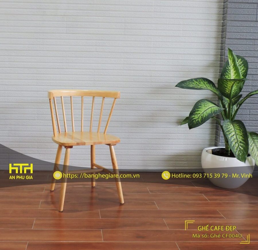 Ghế gỗ cafe chất lượng cao