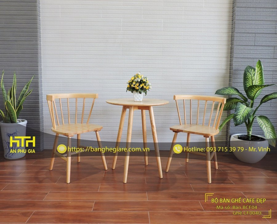 Ghế gỗ cafe giá thành rẻ