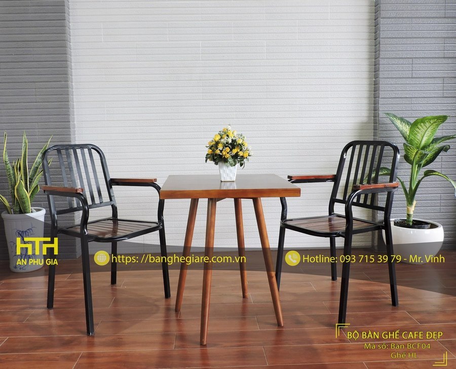 Ghế cafe sân vườn sang trọng, cuốn hút
