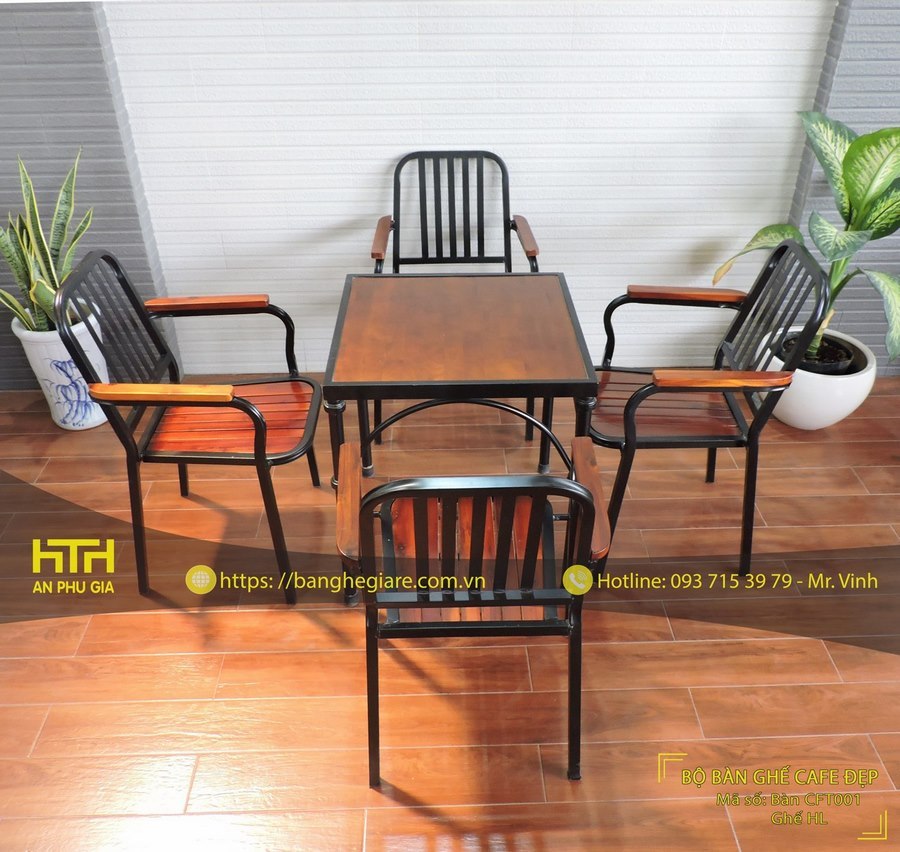 Ghế cafe sân vườn thu hút