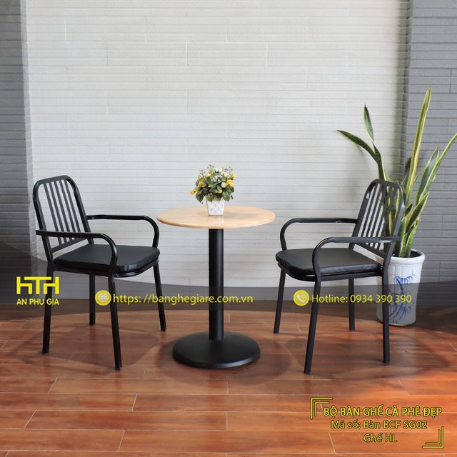 Ghế sắt cafe HL lôi cuốn