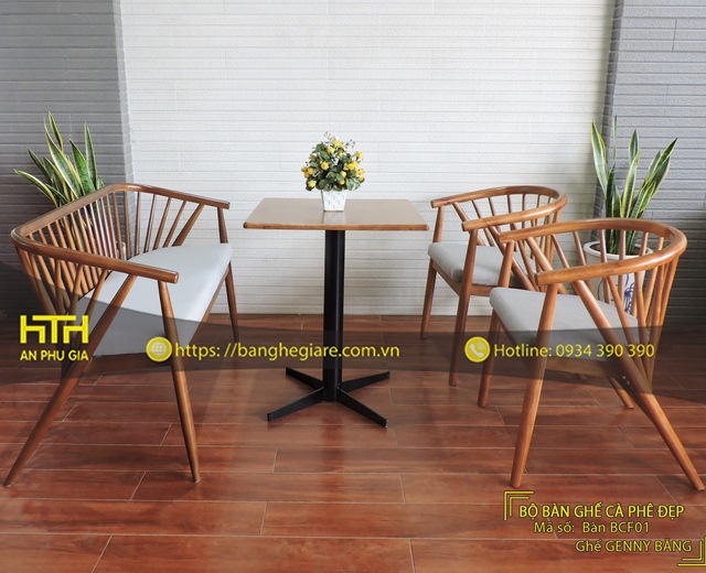 Ghế cafe Genny thiết kế đẹp