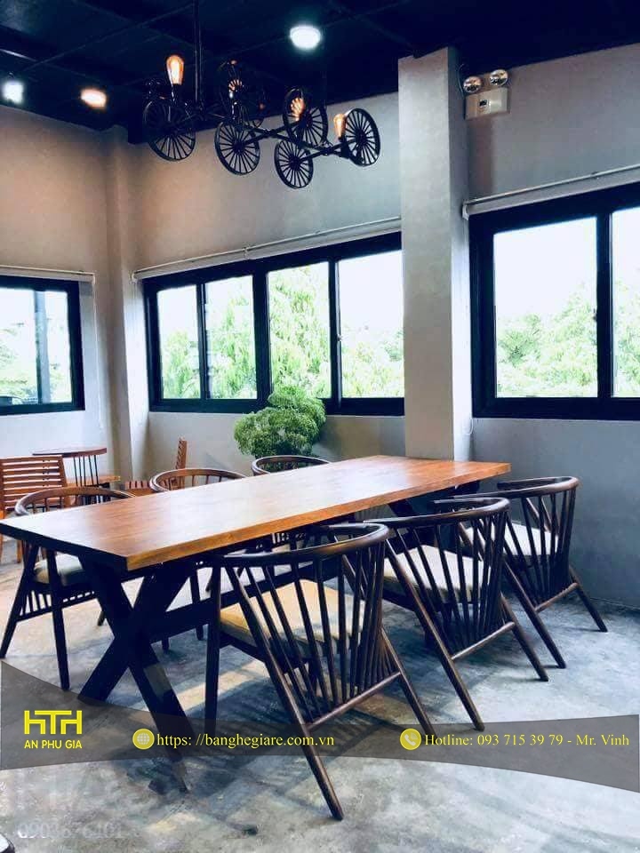 ghế gỗ cafe genny chất lượng cao