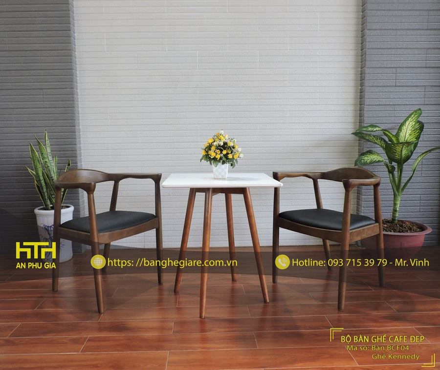 ghế gỗ cafe kennedy độc đáo