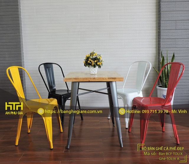 Ghế cafe Tolix A hiện đại