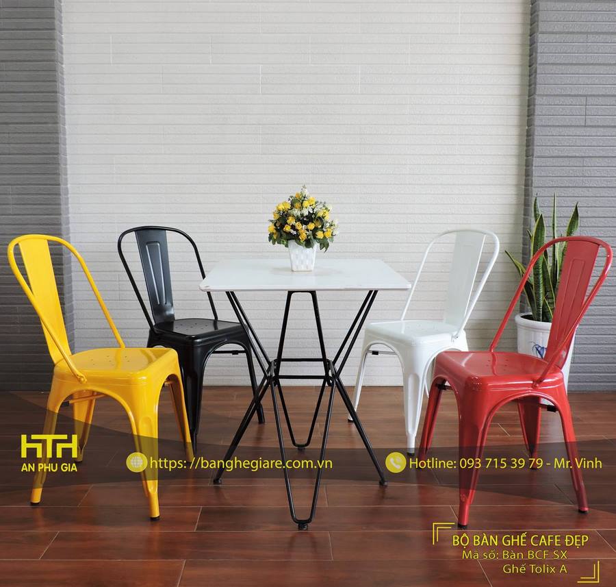 Ghế cafe Tolix A hiện đại