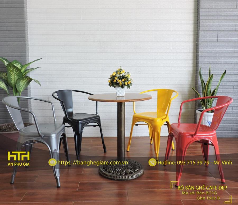 Ghế cafe Tolix B chất lượng