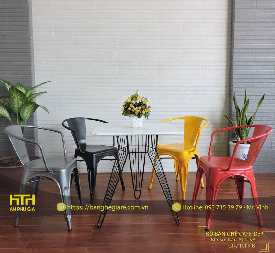 Ghế cafe Tolix B ấn tượng