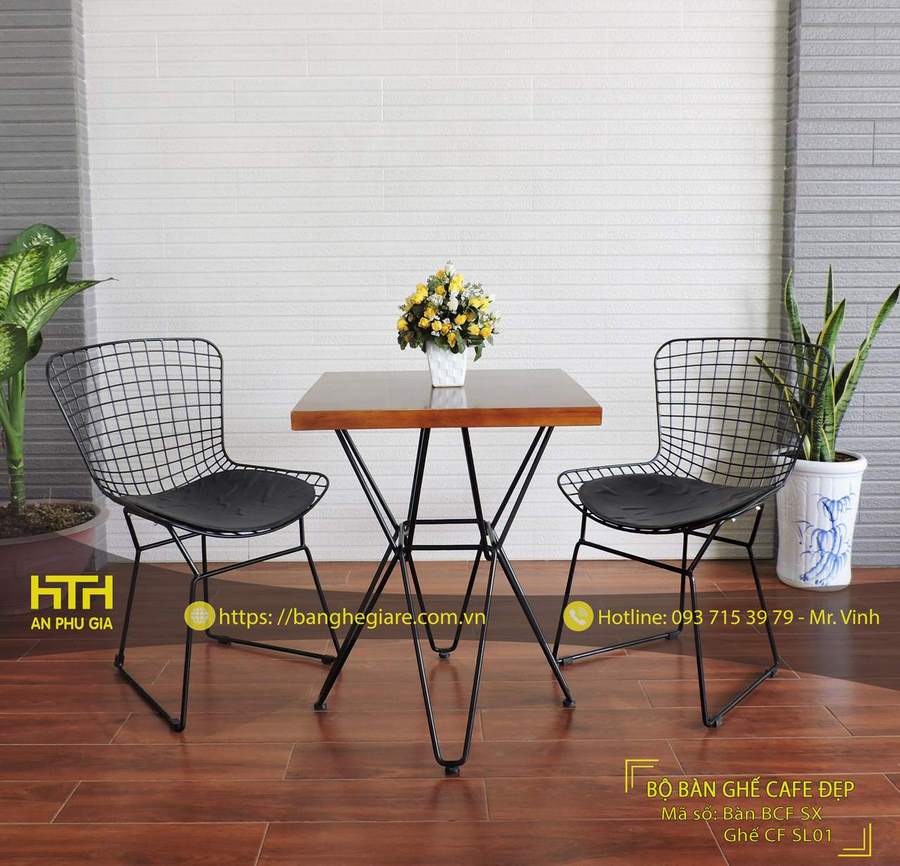 Ghế sắt lưới cafe rẻ đẹp