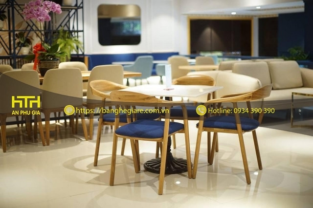 Ghế gỗ cafe NV bền đẹp