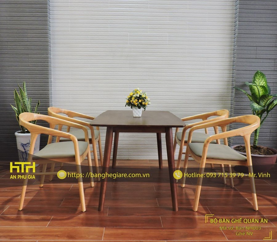 Ghế gỗ cafe mang lại sự cuốn hút