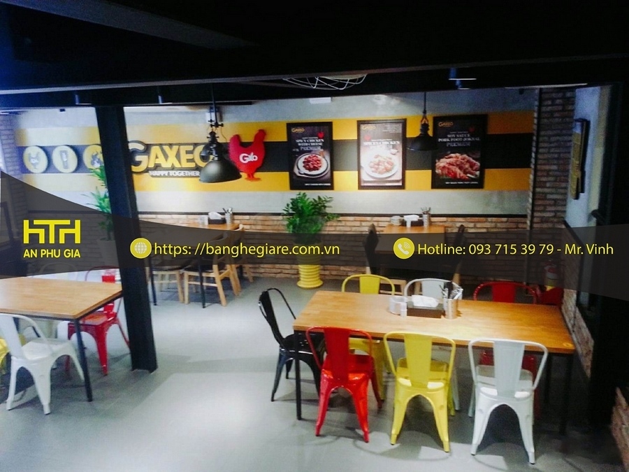 Ghế cafe Tolix A ấn tượng