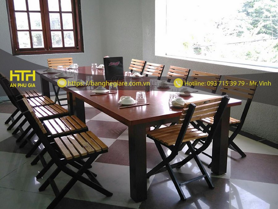 Bàn ghế xếp - sản phẩm tuyệt hảo mà bạn không thể bỏ qua