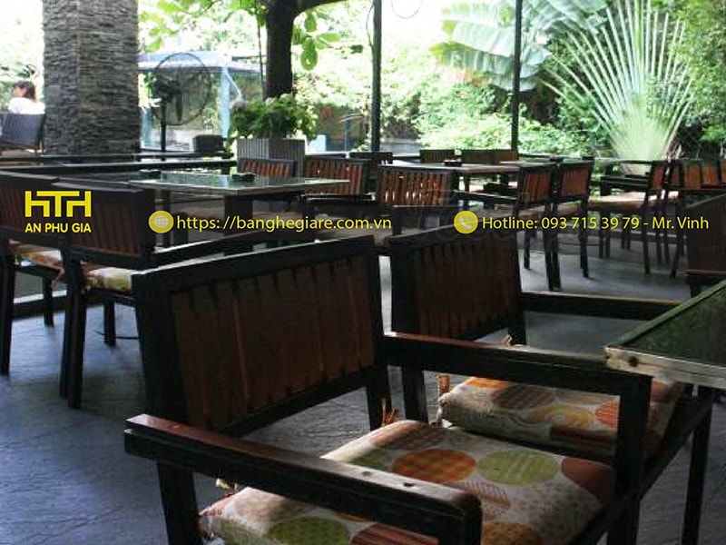 Bàn ghế cafe CF001D rẻ đẹp
