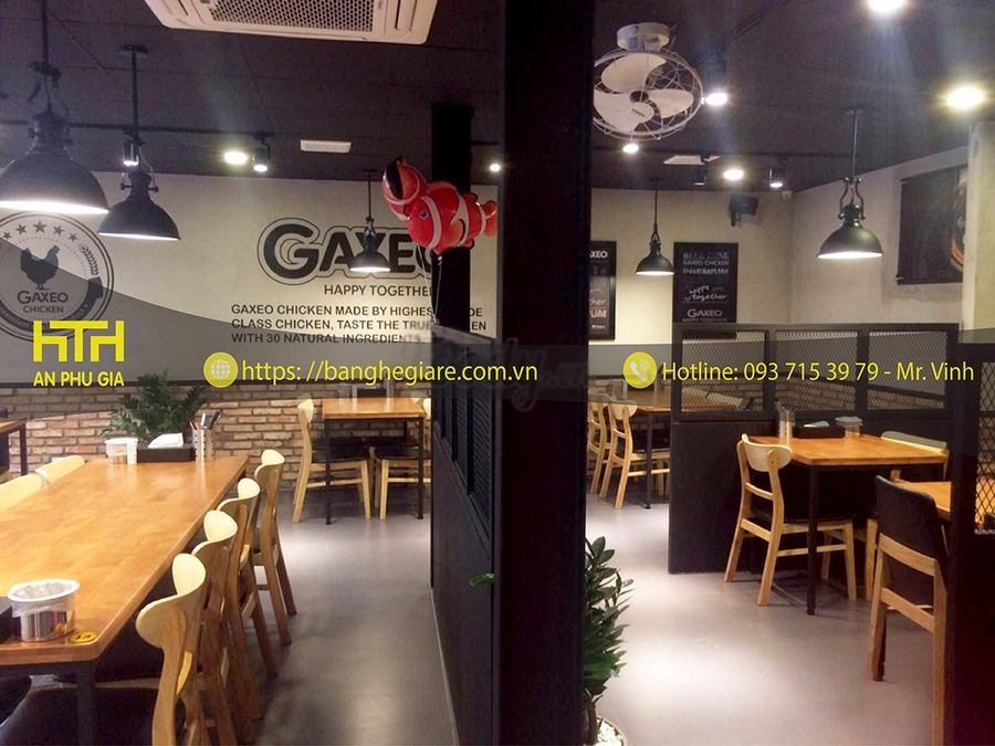 Nên bày trí mẫu ghế nhà hàng đẹp như thế nào cho phù hợp?