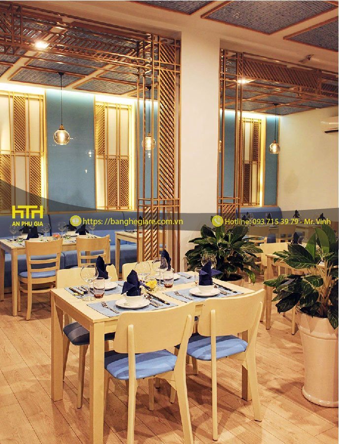 Bộ bàn ghế nhà hàng đẹp