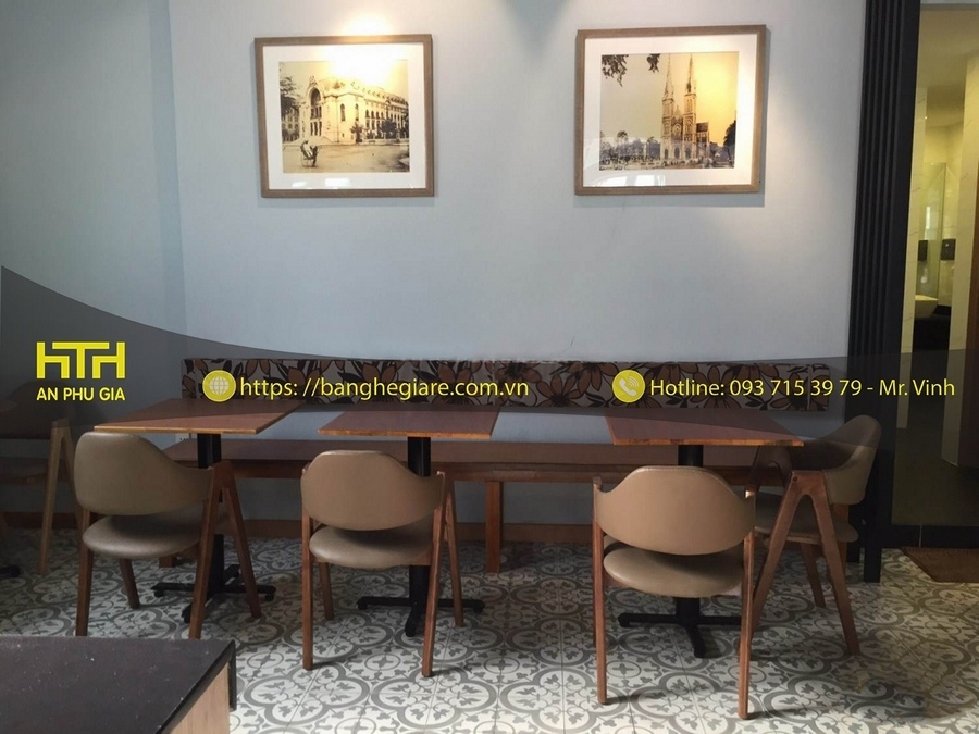 Bàn ghế cafe bằng gỗ chất lượng cao
