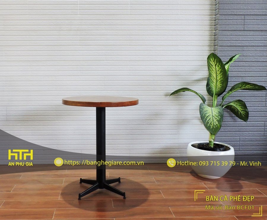 bàn cafe bcf01 độ bền cao