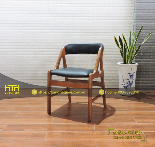 Ghế gỗ cafe CFA2 ấn tượng