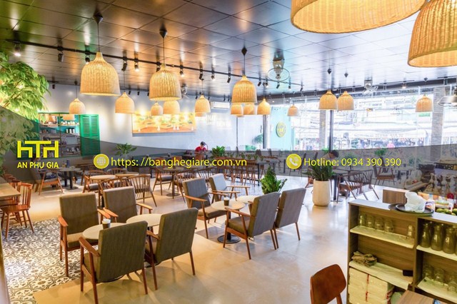 Ghế sofa cafe ấn tượng