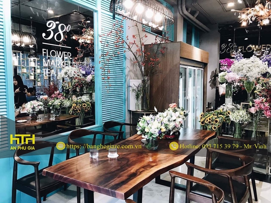 ghế gỗ cafe Kennedy đẹp