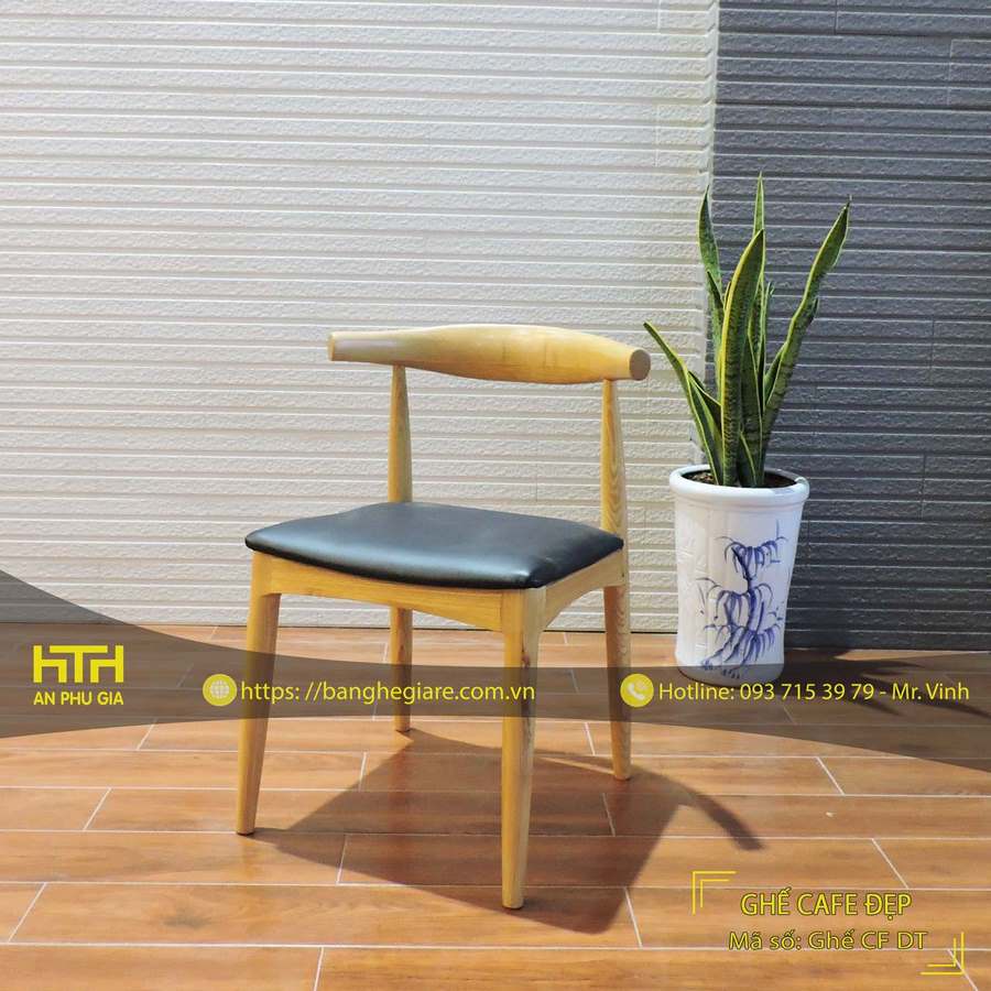 Ghế gỗ cafe hiện đại