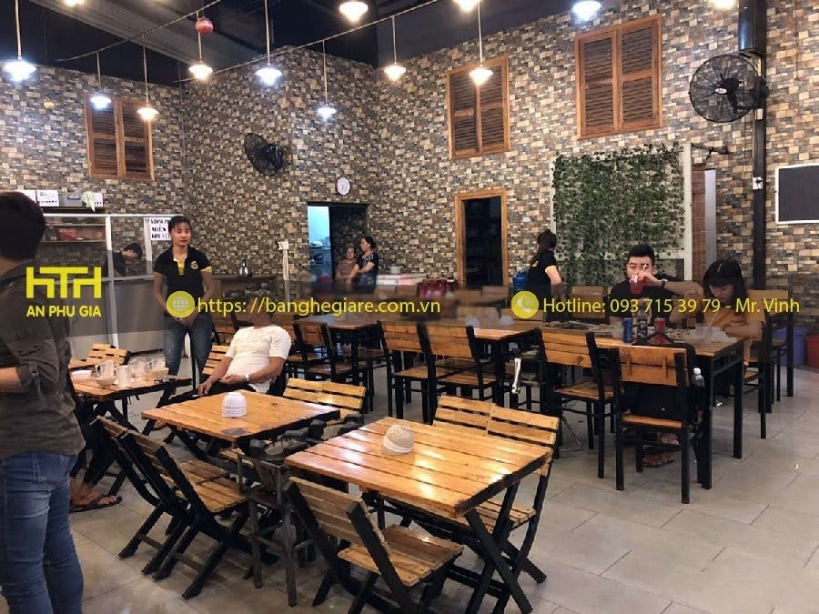ghế xếp chân sắt