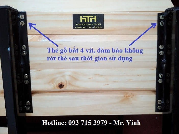 ghế xếp chân sắt đẹp