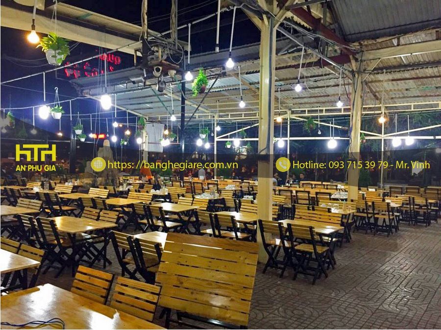 ghế xếp nhà hàng chất lượng