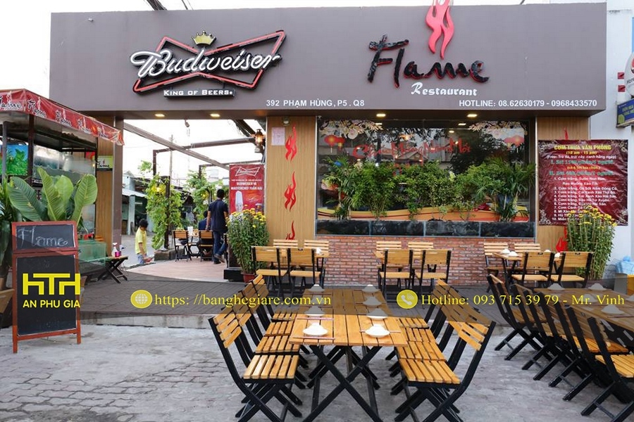 Tại sao nên chọn mẫu ghế xếp nhà hàng cho không gian ngoài trời